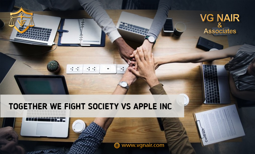 TOGETHER WE FIGHT SOCIETY VS APPLE INC